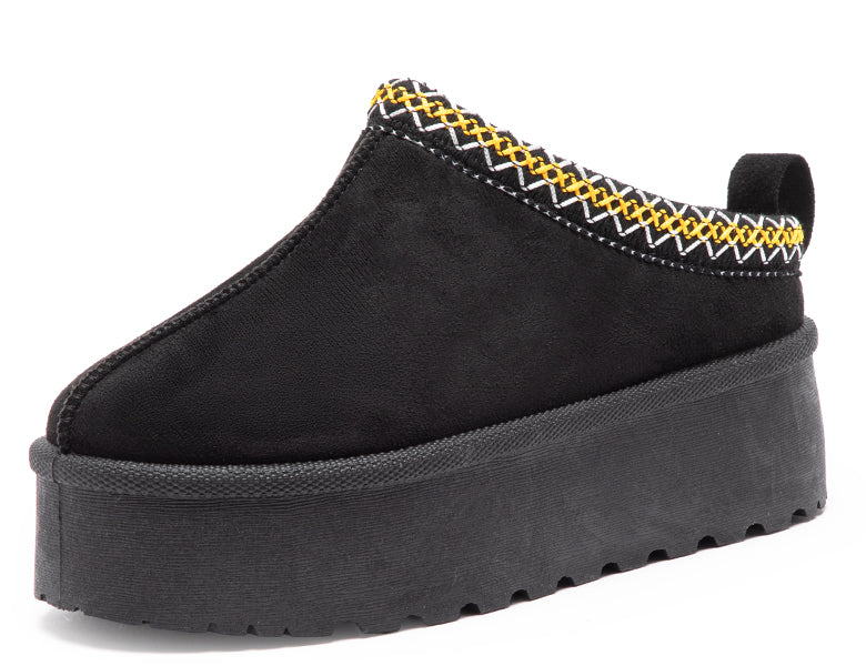 Bota Mujer Platform Reno Puntilla BK