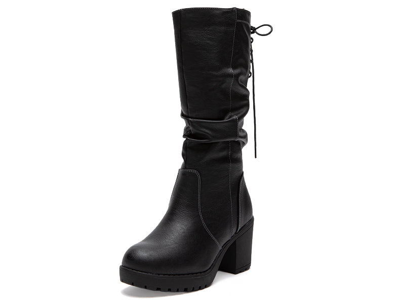 Botas Mujer Altas con Plataforma y Taco BK