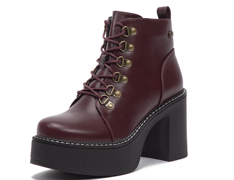 Botín Mujer Tacón c/Plataforma Tendencia BU