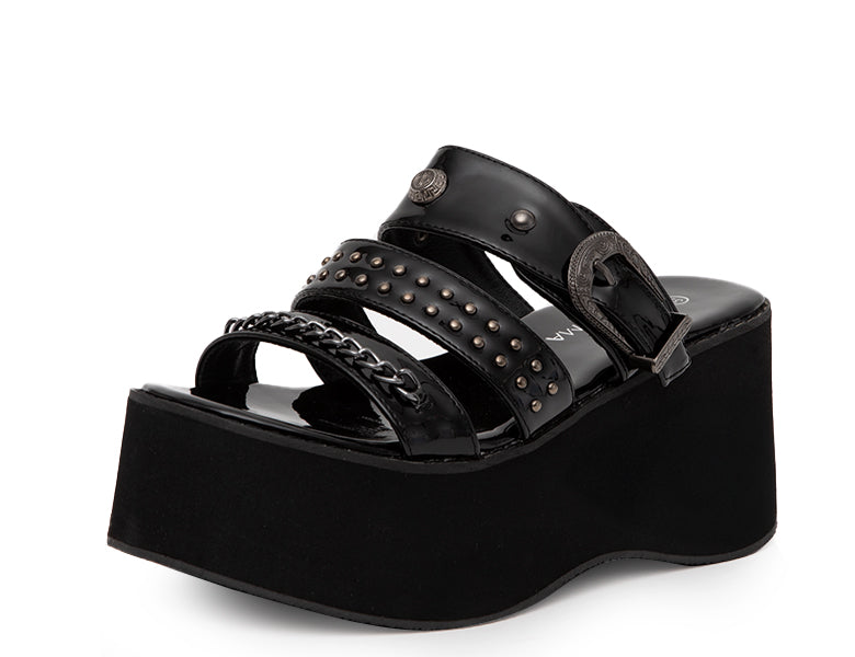 Sandalia Mujer Tendencia Plataforma EVA BLK