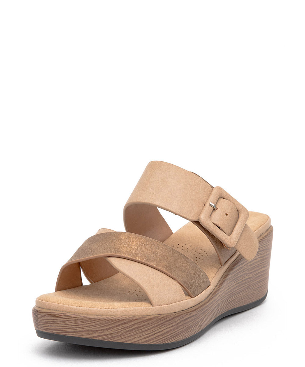 Sandalia Confort Mujer Premium Terraplen Cuña AP