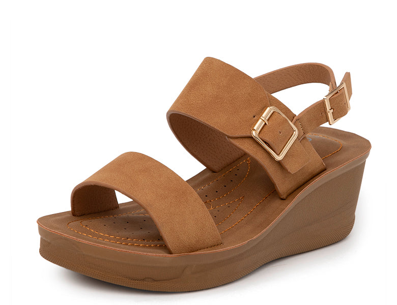 Sandalia Mujer Cuña Terraplan Clásica BG