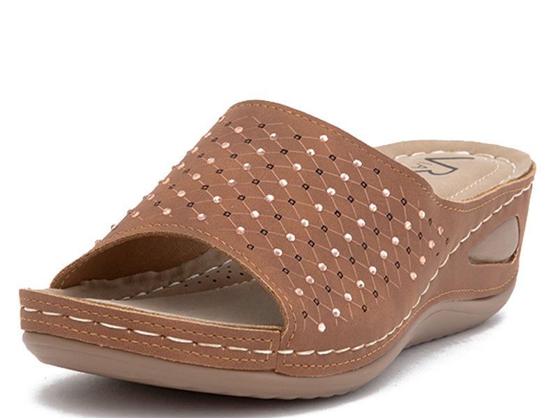 Sandalia Mujer Puntilla Terraplen Clásica CA