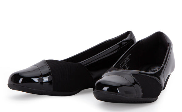 Zapato Mujer Terraplen Cuña, Ultra Confort BK