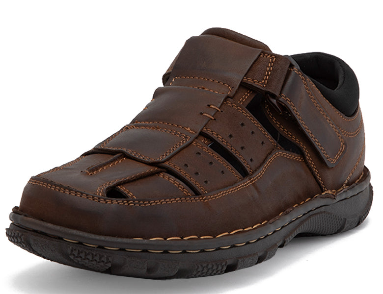 Sandalia Hombre  CUERO Memory Foam CA